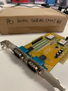 PCi 9pin dual serial card